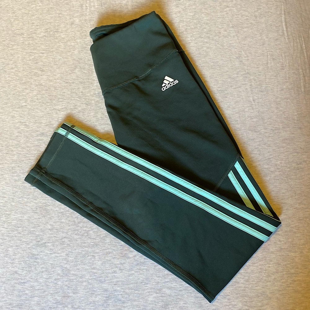 Women’s Adidas Climalite Leggings Green/Mint